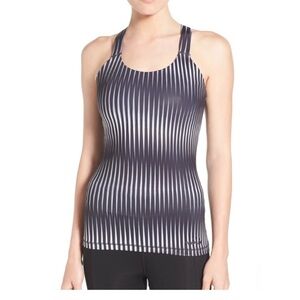 Ivy Park V-Back Mesh Inset Tank SZ S